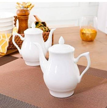 White Ceramic Kettle