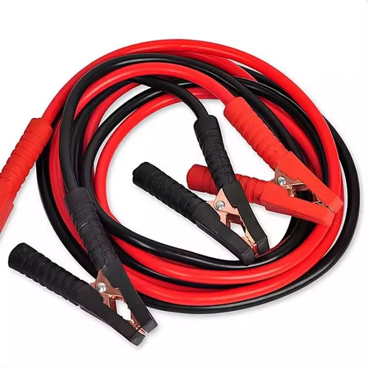 Heavy duty car battery jumper cables