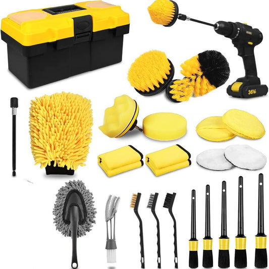 25pc Car cleaning tool kit