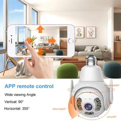 Rotating bulb camera