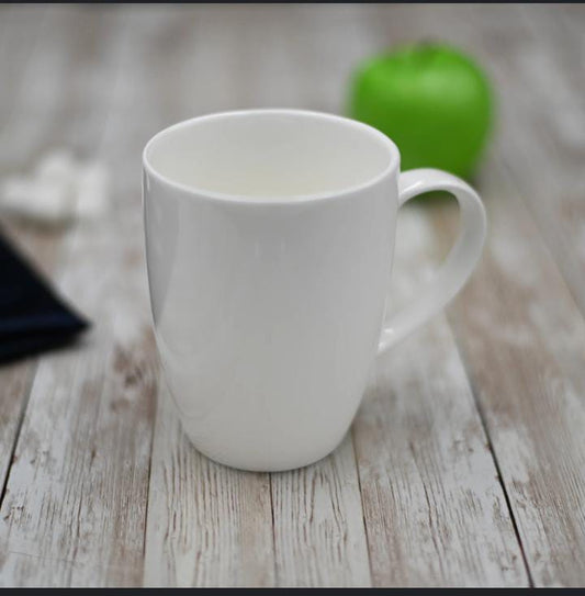 6pcs White Ceramic Mug
