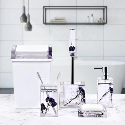 Bathroom accessories set