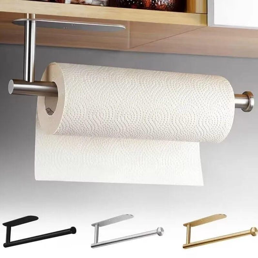 Mounted paper towel holder
