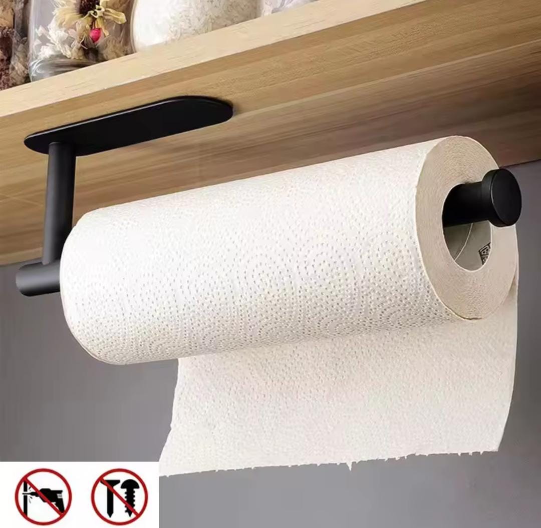 Mounted paper towel holder