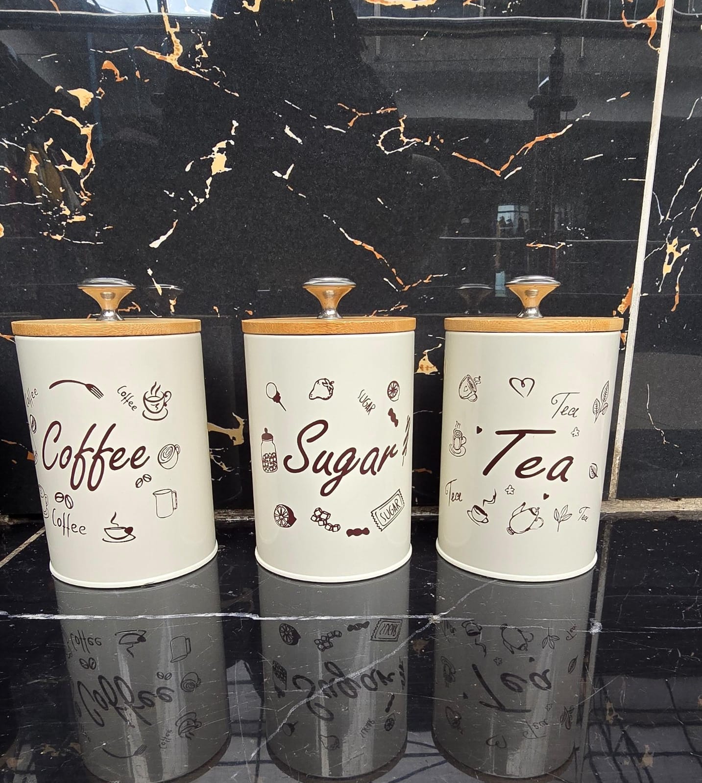 3pc Alloy Canister Set