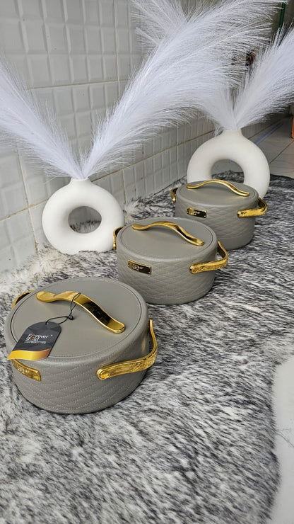 3pc Insulated Hotpots Set