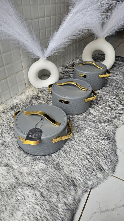 3pc Insulated Hotpots Set