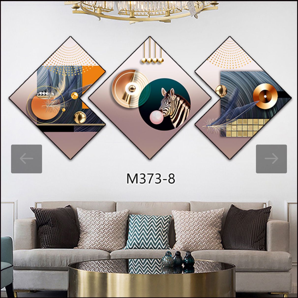 3D Abstract Art Crystal Porcelain