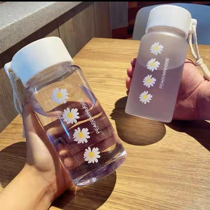 Cute transparent water bottles