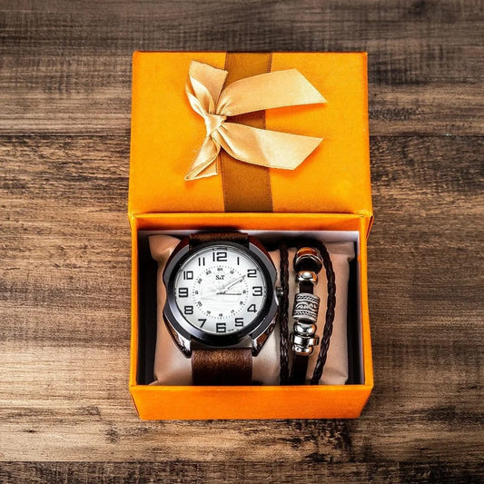 Men Watch Gift Set