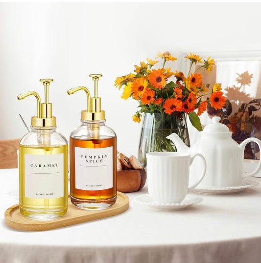 2pc Syrup honey dispenser