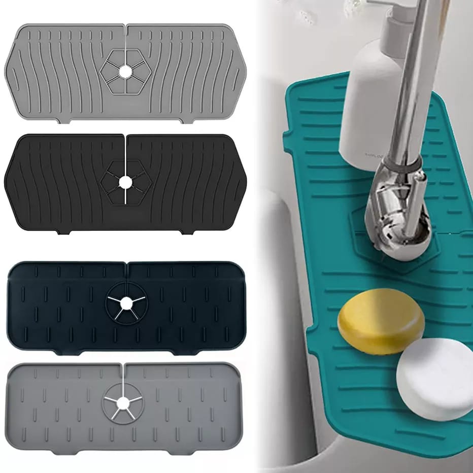 Silicone sink mat