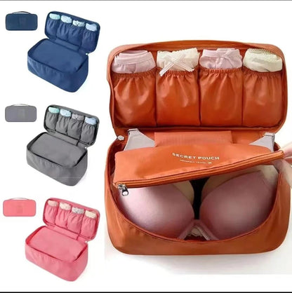 Travel Under Wear Pouch With Bra Organizer