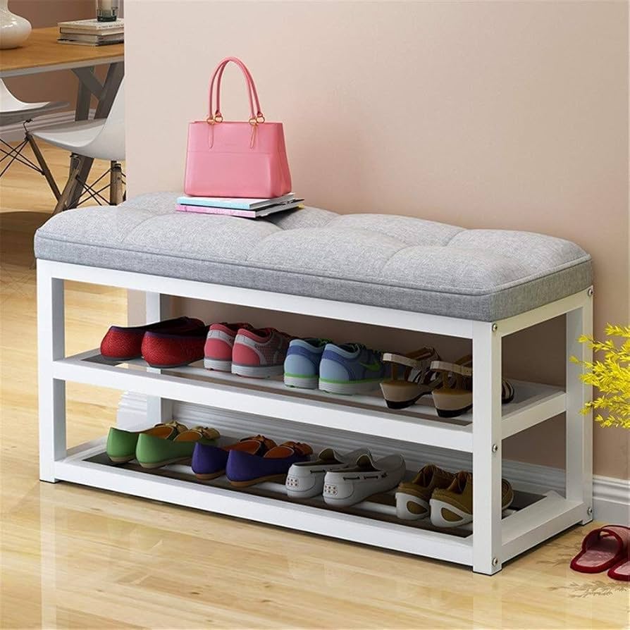 Entryway shoe rack Bench