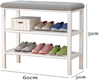 Entryway shoe rack Bench