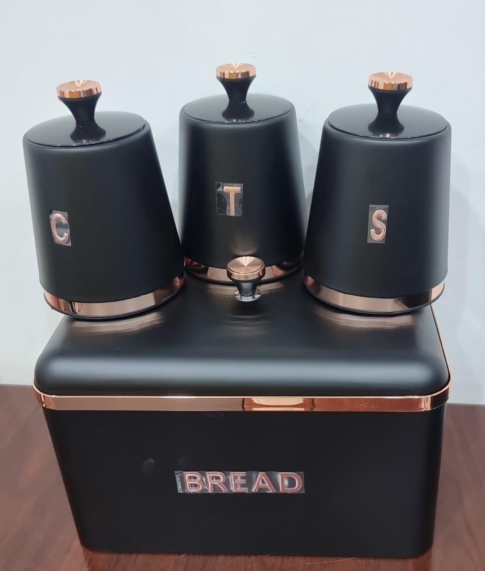 15L bread Bin with 3 canisters