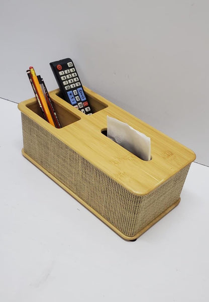 3 in 1 Rattan Serviette Holder