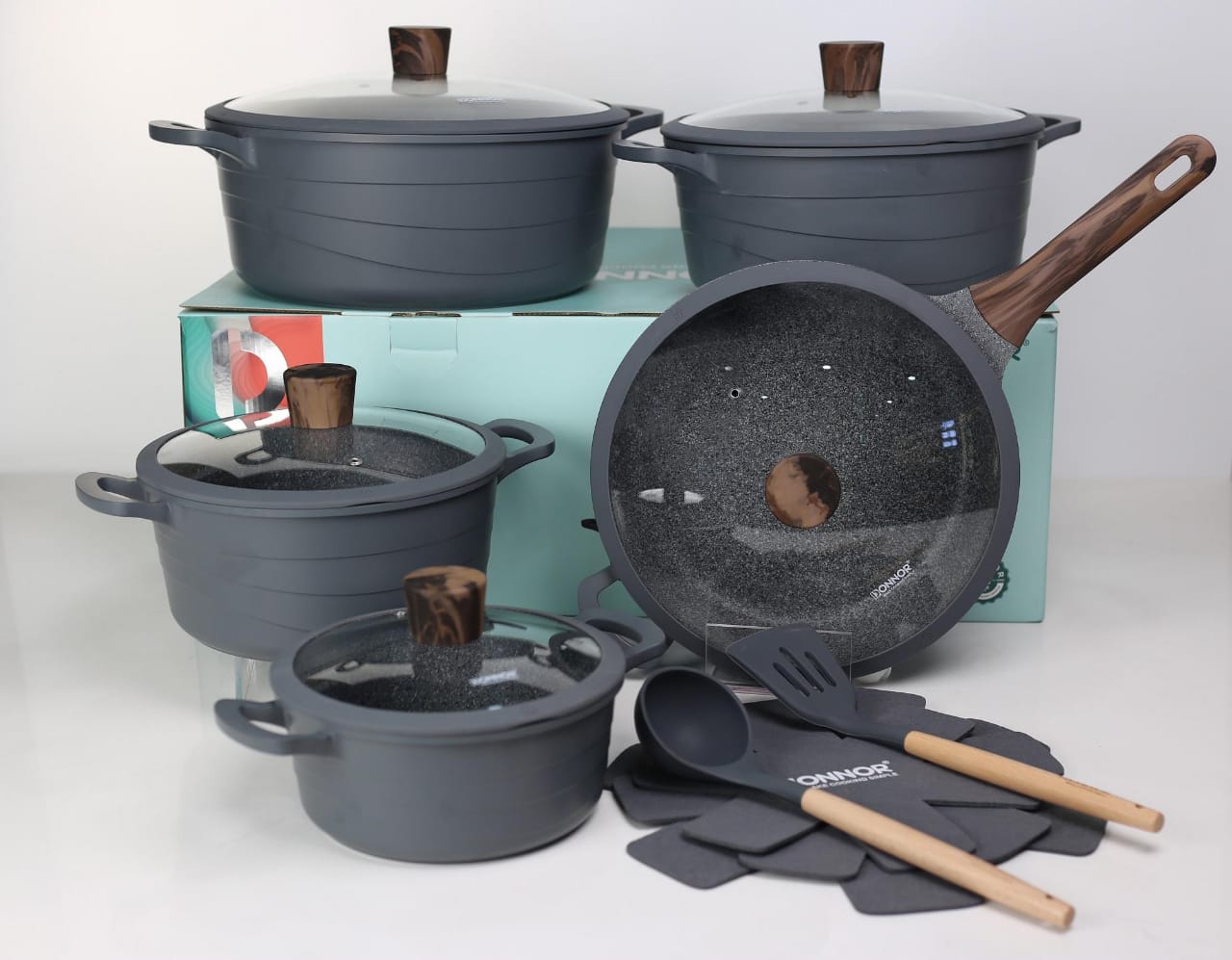 12pcs  Cookware Set