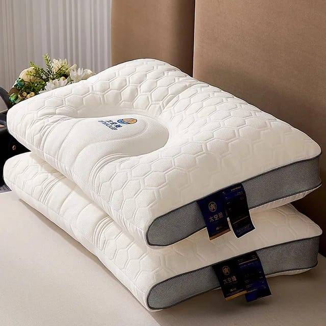 Latex orthopedic pillow