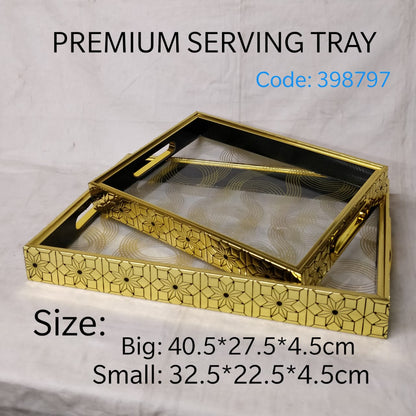 Set of 2pcs Serving Tray Set
