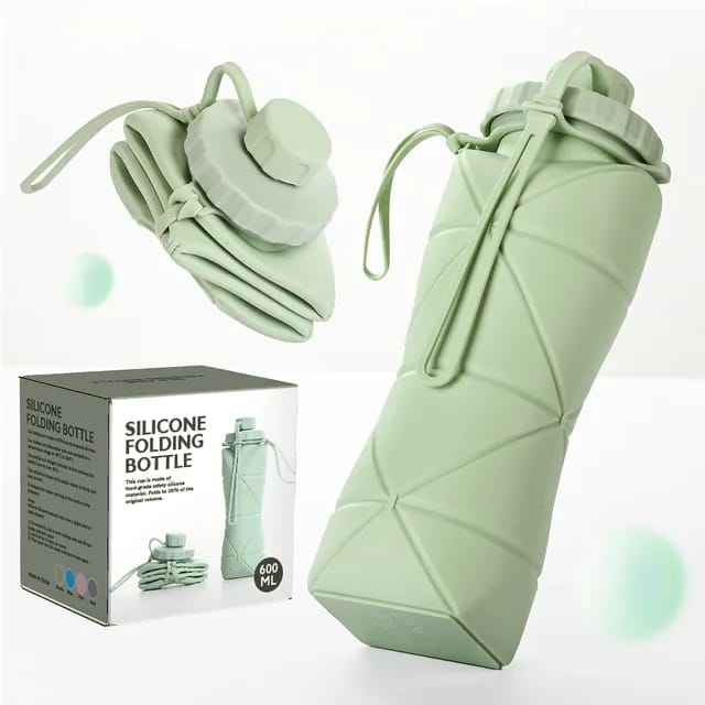 600ml Silicone Foldable Bottle