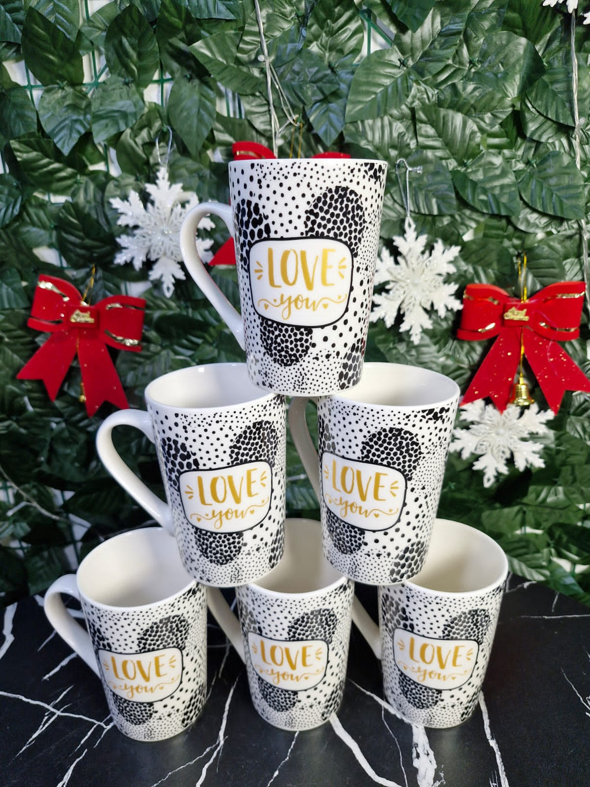 6pc Ceramic coffee/Tea mug set