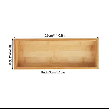 Bamboo cutlery  organizer/holder