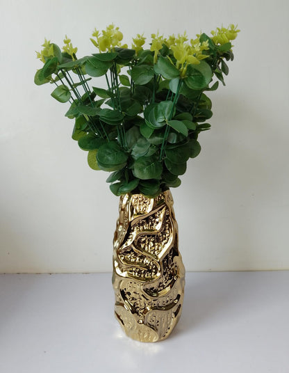 Gold Ceramic Vase