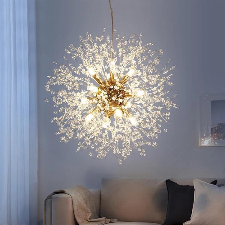 Round Crystal Chandelier Lights