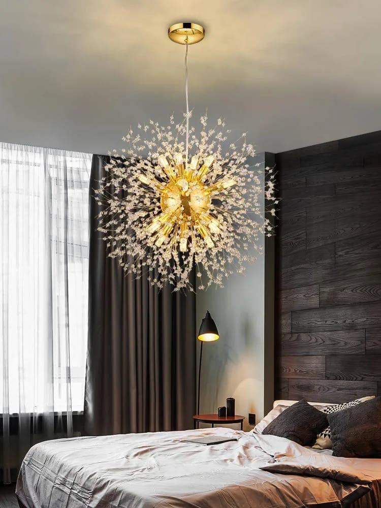 Round Crystal Chandelier Lights