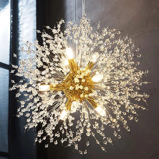 Round Crystal Chandelier Lights