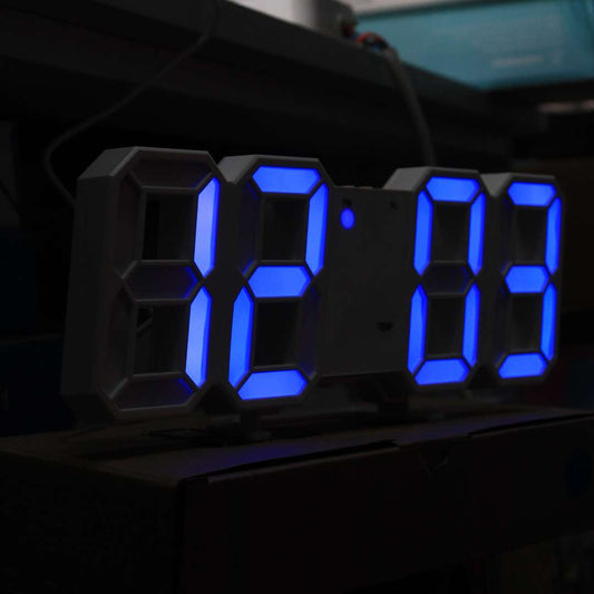 3D LED Digital Wall Clock