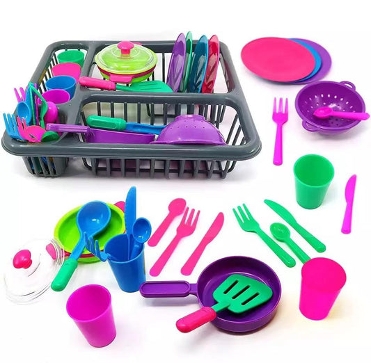Pretend play kids kitchen set