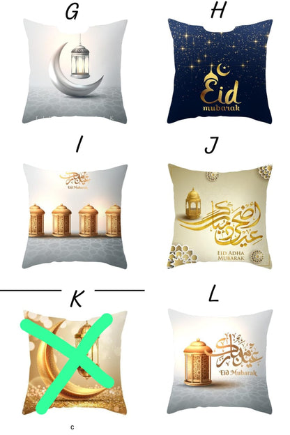 Eid Mubarak cushion cover