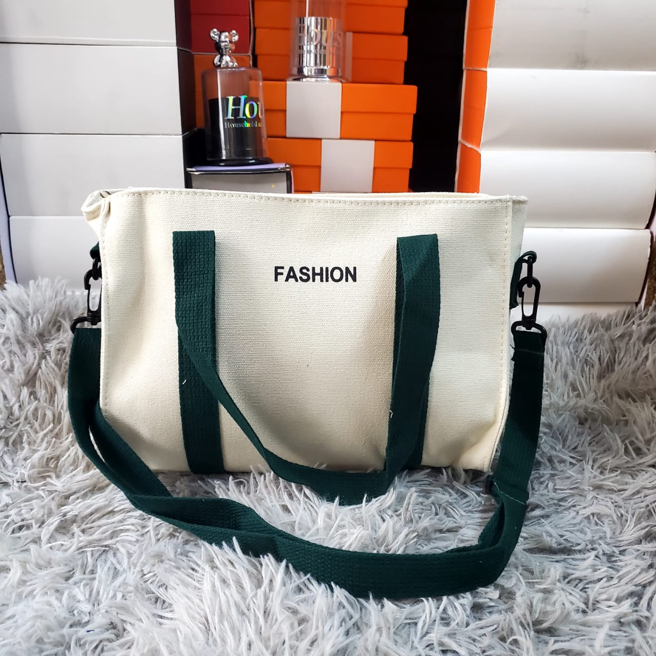 Cotton canvas tote bag