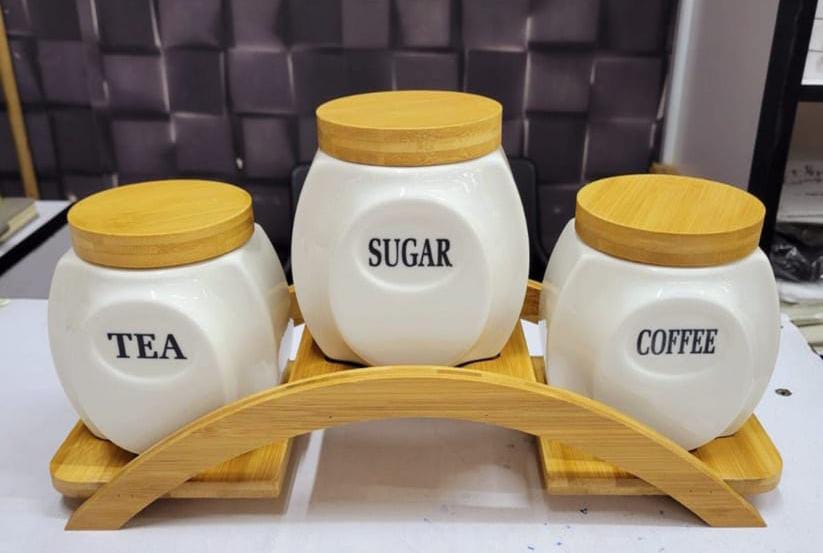 3Pc tea coffee sugar set