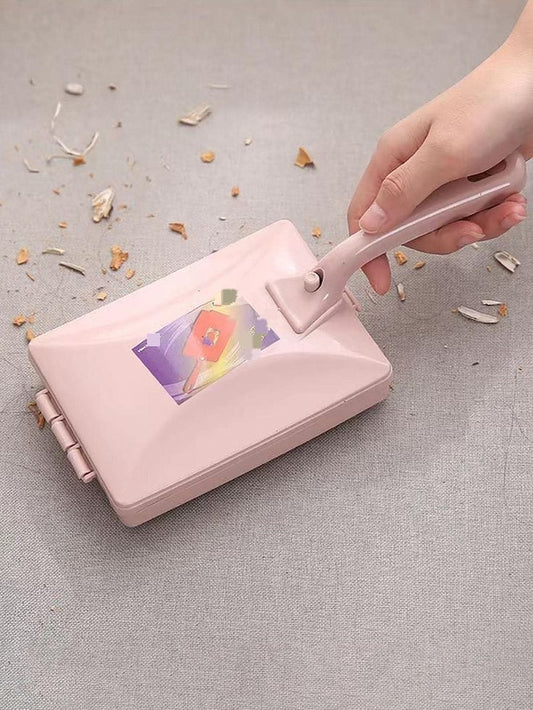 Handled carpet cleaning brush