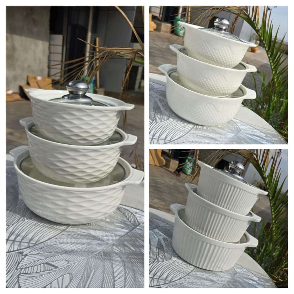 Ceramic serving bowls