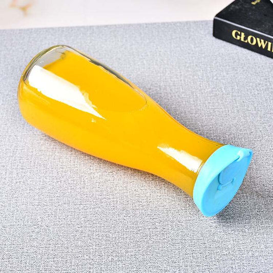 Glass pitcher bottle carafe