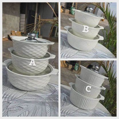 Ceramic serving bowls