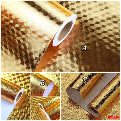Gold  Adhesive Drawer/ Cabinet liner
