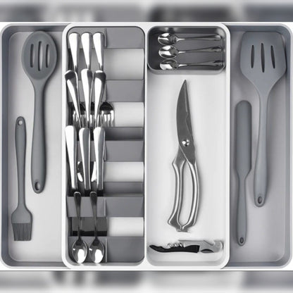 Expandable cutlery organizer BlackNov