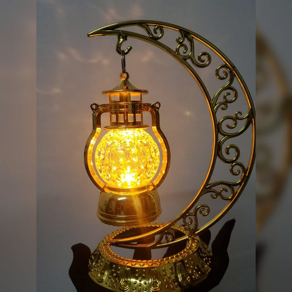 Turkish Crescent Moon Mosaic Lamp