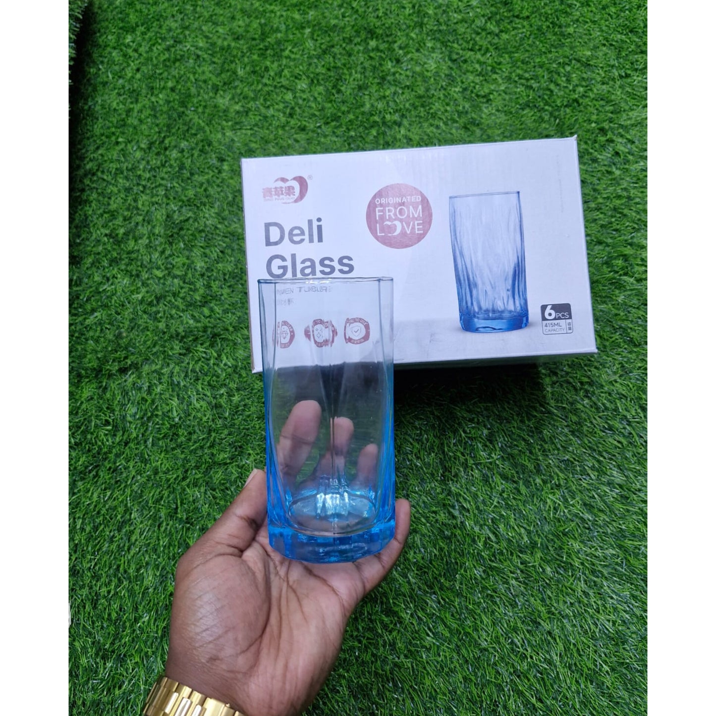 6pc Juice/water glass set