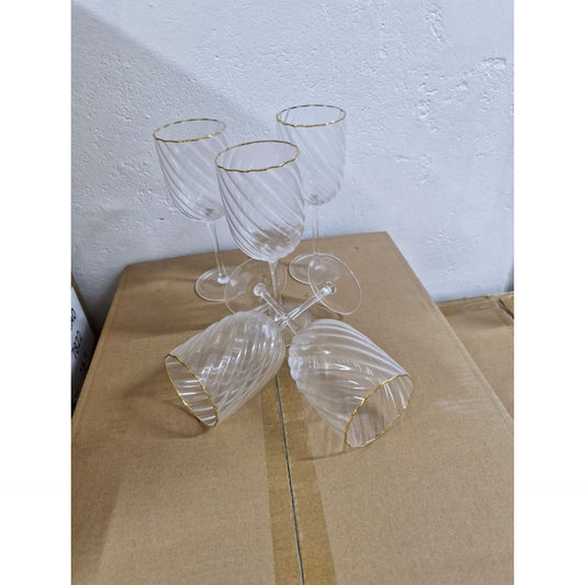 6pc wine glasses