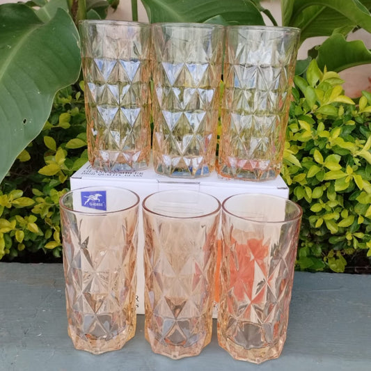 6pc water glasses
