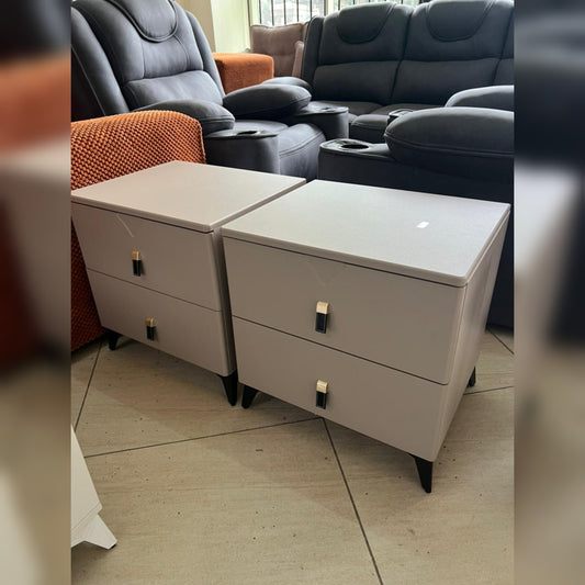 two drawer nightstands 
