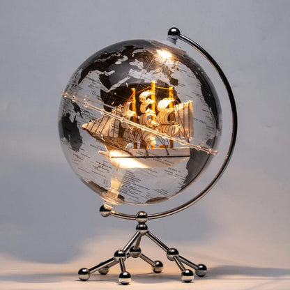 LED Globe With World Map