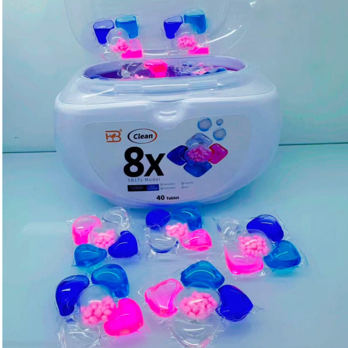 Laundry Pods - 40 Pcs Container