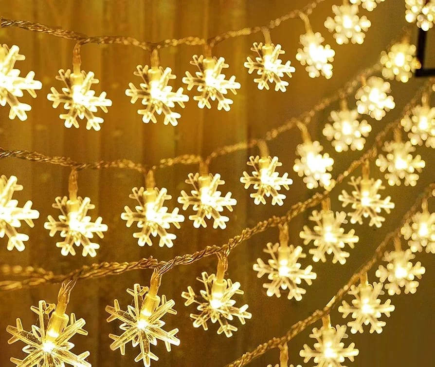 Warm White Snowflake Christmas Light in Nairobi Gem Home 